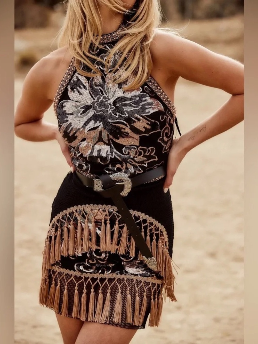 12th Tribe Disco Cowgirl Dress